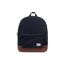 HERSCHEL PA DAYPACK 70D POLY BLACK/TAN (BLACK/TAN)
