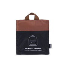 HERSCHEL PA DAYPACK 70D POLY BLACK/TAN (BLACK/TAN)