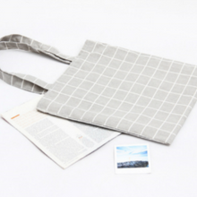 BT-DA #17 GRID GREY TOTE BAG