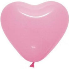 12" STANDARD HEART LATEX BALLOONS