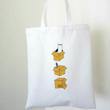 BT-DE #08 CAT BOX TOTE BAG