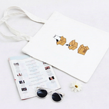 BT-DE #08 CAT BOX TOTE BAG