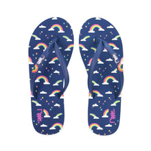 RIPPLES FLIP FLOP RAINBOW BLUE (524)