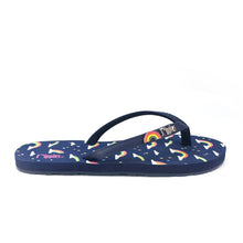 RIPPLES FLIP FLOP RAINBOW BLUE (524)