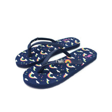 RIPPLES FLIP FLOP RAINBOW BLUE (524)