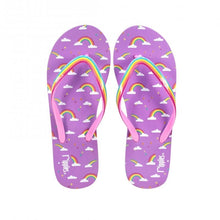 RIPPLES FLIP FLOP RAINBOW PURPLE (524)
