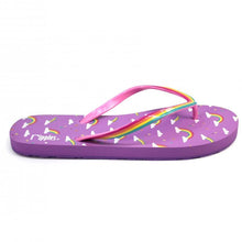 RIPPLES FLIP FLOP RAINBOW PURPLE (524)