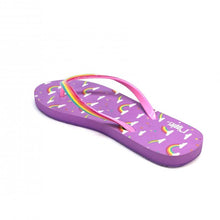 RIPPLES FLIP FLOP RAINBOW PURPLE (524)