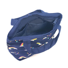 RIPPLES LITTLE TOTE RAINBOW BLUE (524)